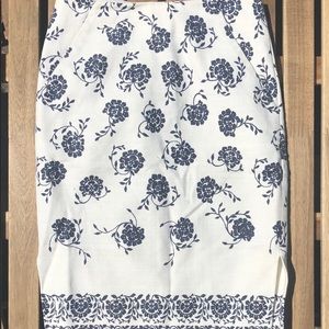 Floral Pencil Skirt